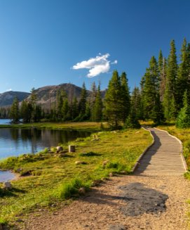 April, Mirror Lake